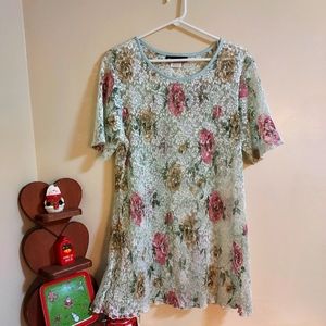 Sharade | Vintage Floral Sheer Top